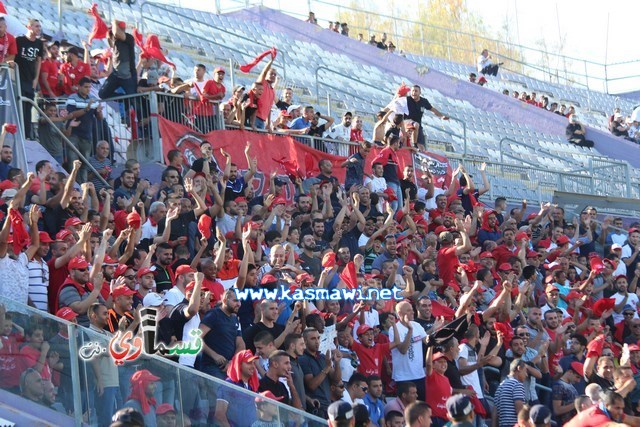 فيديو : الحسم النهائي ينتقل الى ارض الناصرة يوم الثلاثاء بعد التعادل 1-1 واكثر من 4500 مشجع ساند الفريق القسماوي 